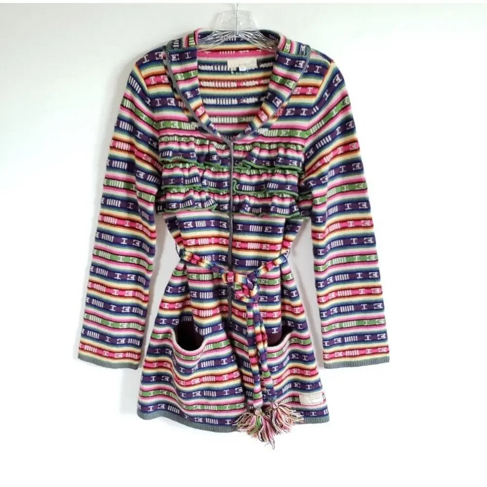 RARE Odd Molly Rainbow Sweater Coat